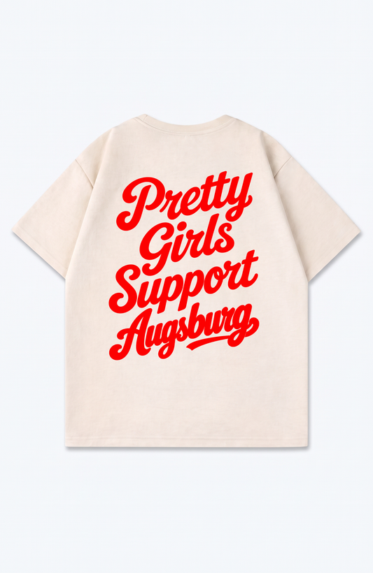 PRETTY GIRLS SUPPORT AUGSBURG OVERSIZED SHIRT