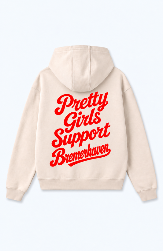 PRETTY GIRLS SUPPORT BREMERHAVEN OVERSIZED HOODIE