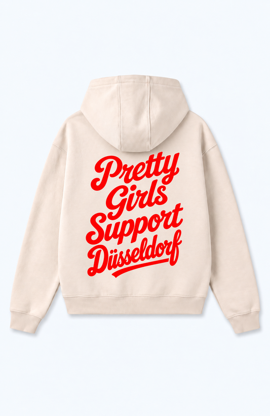 PRETTY GIRLS SUPPORT DÜSSELDORF OVERSIZED HOODIE