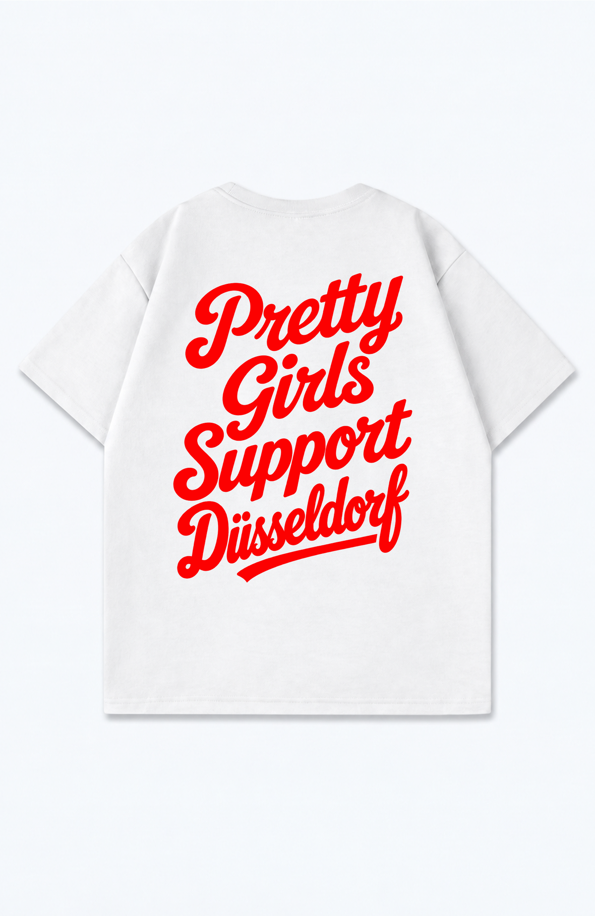 PRETTY GIRLS SUPPORT DÜSSELDORF OVERSIZED SHIRT