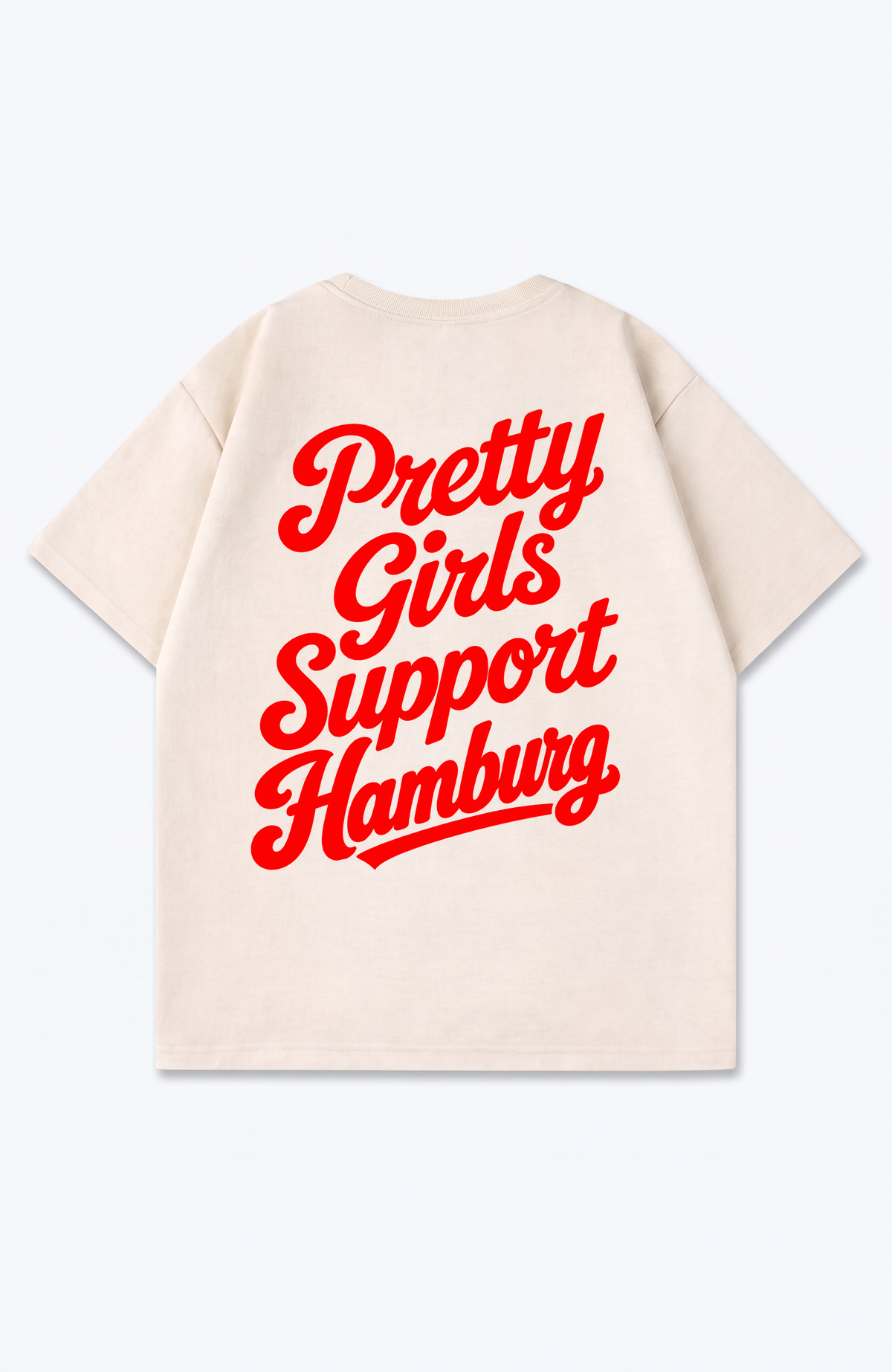 PRETTY GIRLS SUPPORT HAMBURG OVERSIZED SHIRT