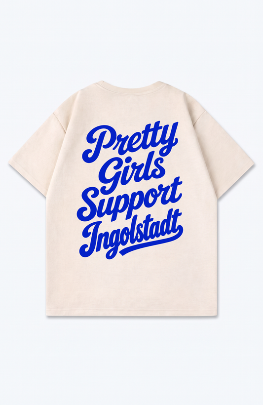 PRETTY GIRLS SUPPORT INGOLSTADT OVERSIZED SHIRT