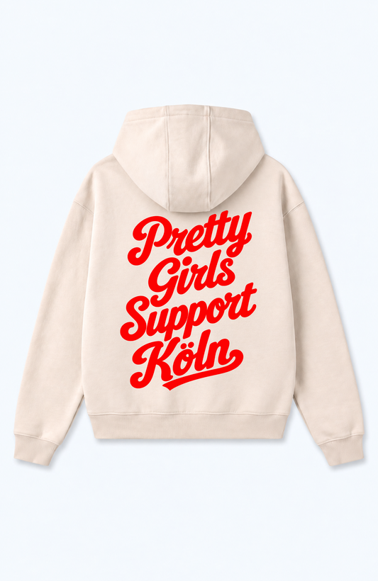 PRETTY GIRLS SUPPORT KÖLN OVERSIZED HOODIE