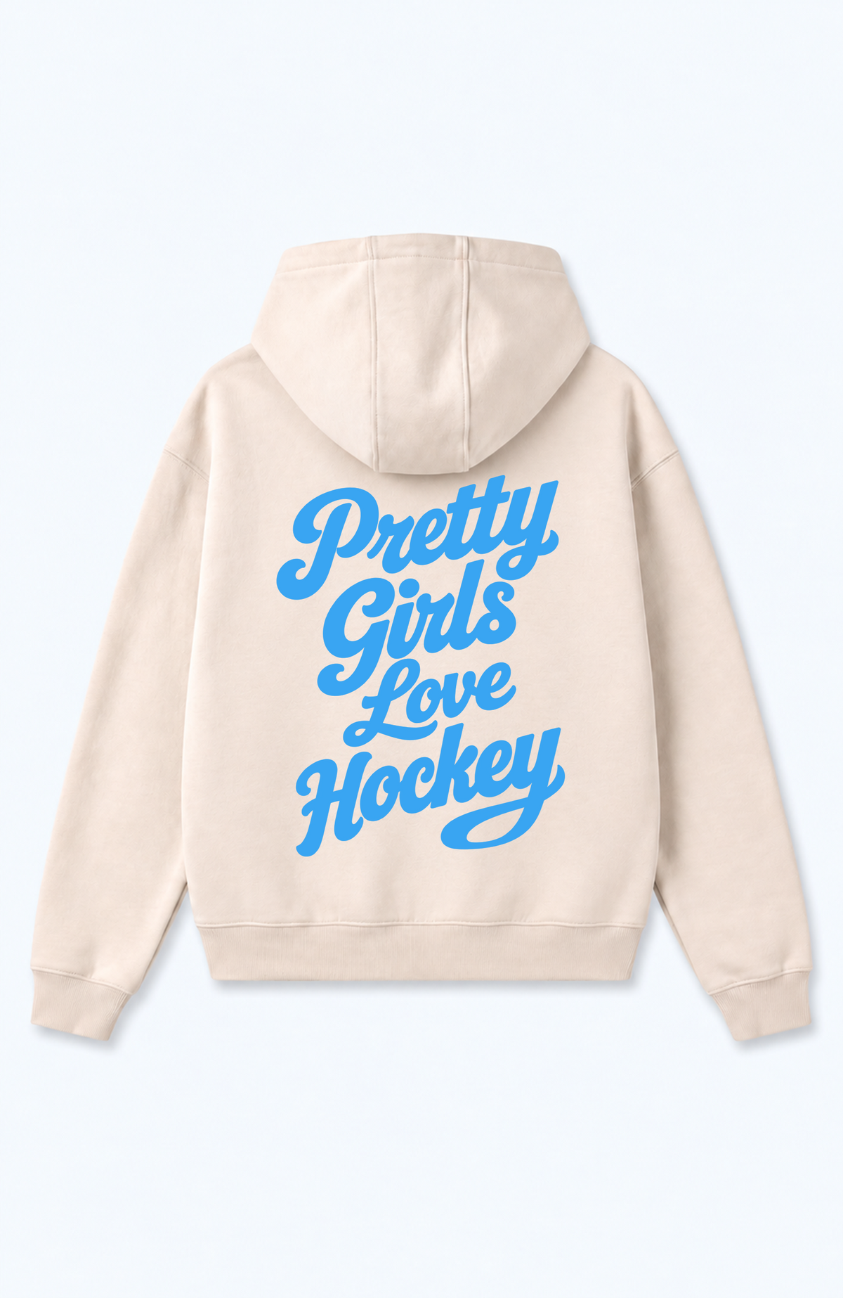 PRETTY GIRLS LOVE HOCKEY OVERSIZED HOODIE