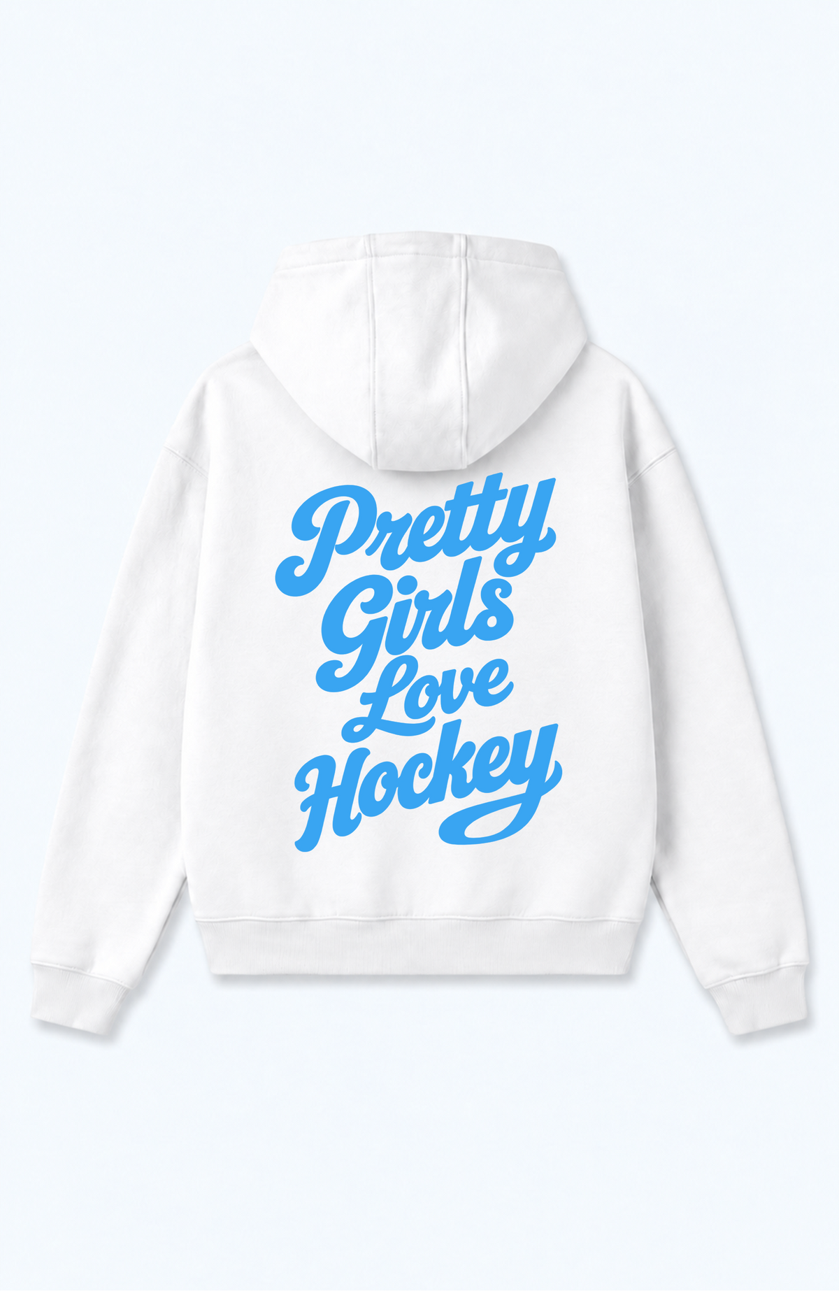PRETTY GIRLS LOVE HOCKEY OVERSIZED HOODIE