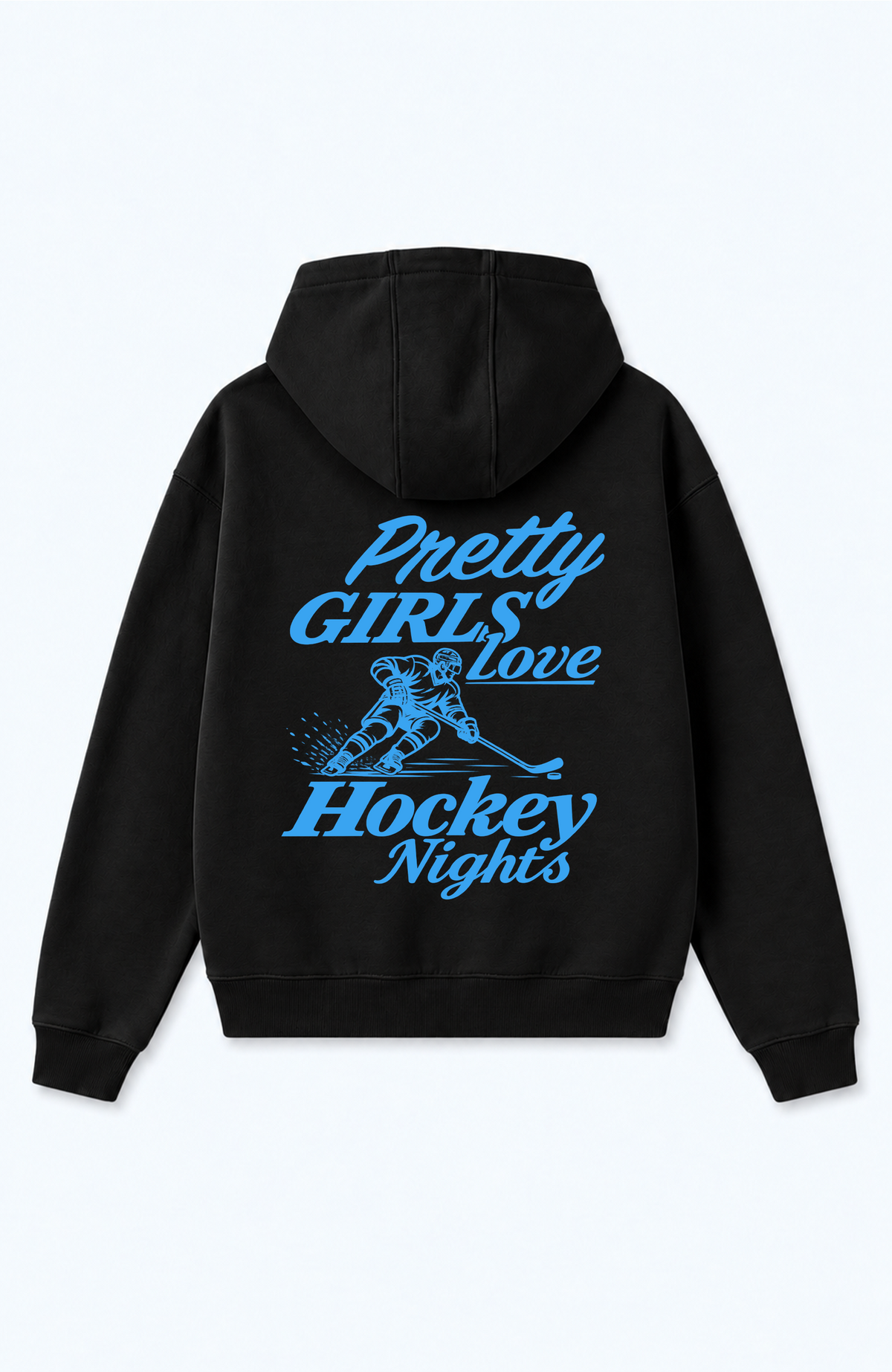PRETTY GIRLS LOVE HOCKEY NIGHTS OVERSIZED HOODIE