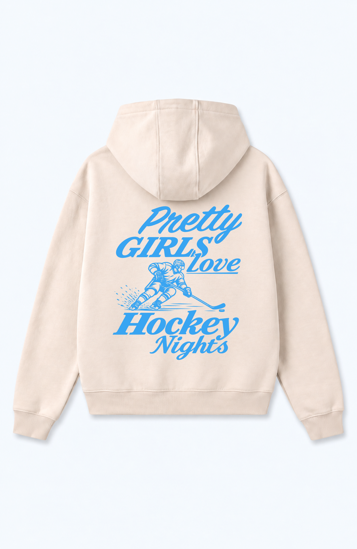 PRETTY GIRLS LOVE HOCKEY NIGHTS OVERSIZED HOODIE