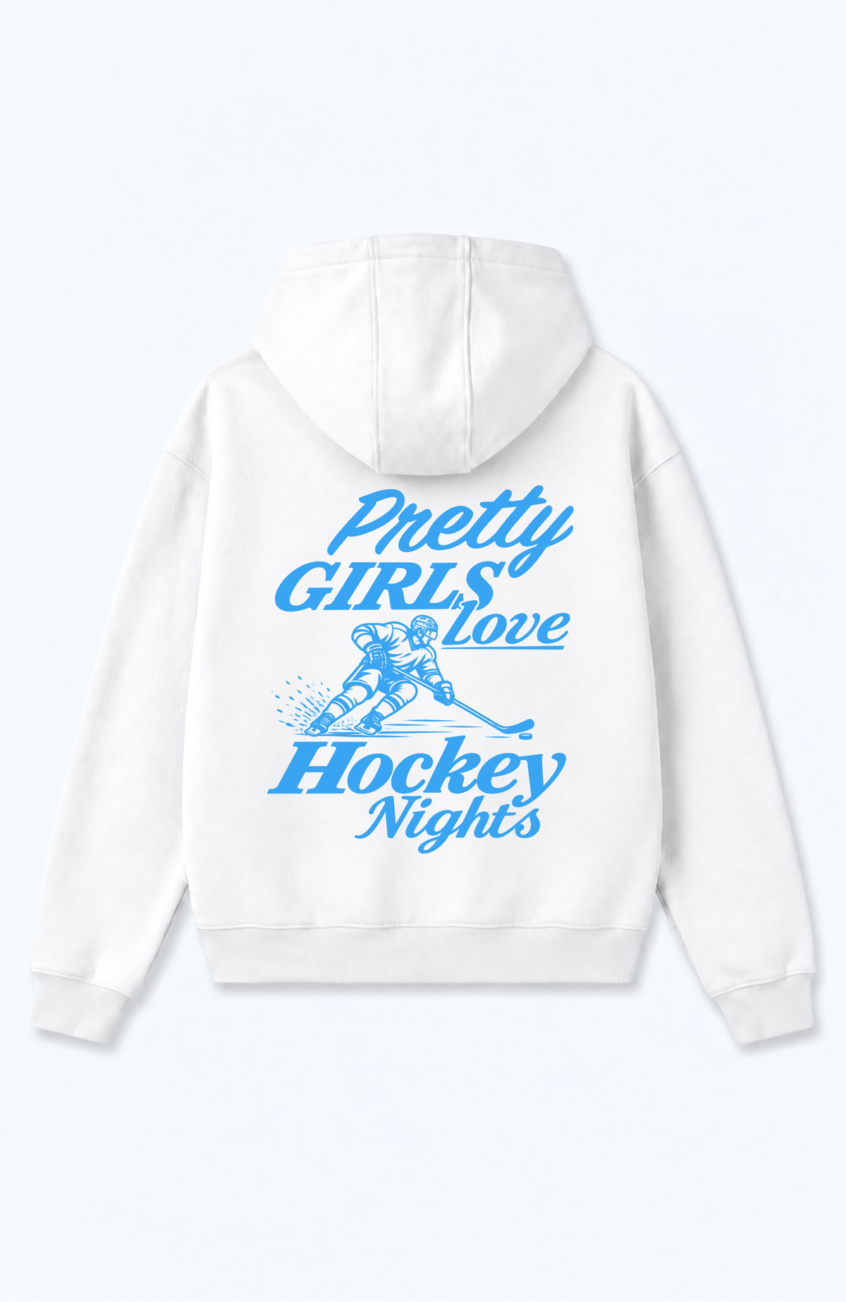 PRETTY GIRLS LOVE HOCKEY NIGHTS OVERSIZED HOODIE