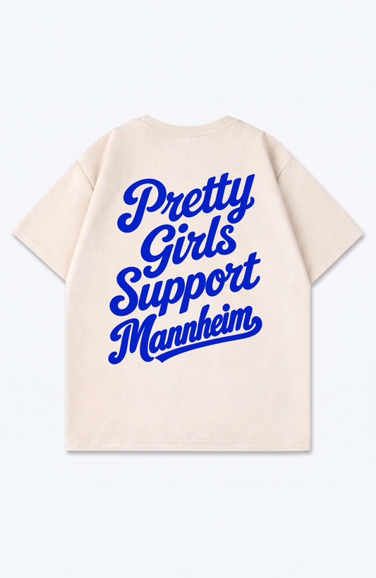 PRETTY GIRLS SUPPORT MANNHEIM OVERSIZED SHIRT