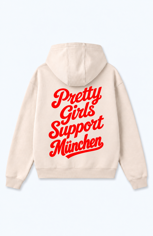PRETTY GIRLS SUPPORT MÜNCHEN OVERSIZED HOODIE