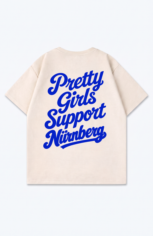 PRETTY GIRLS SUPPORT NÜRNBERG OVERSIZED SHIRT