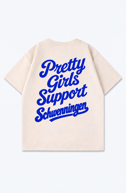 PRETTY GIRLS SUPPORT SCHWENNINGEN OVERSIZED SHIRT
