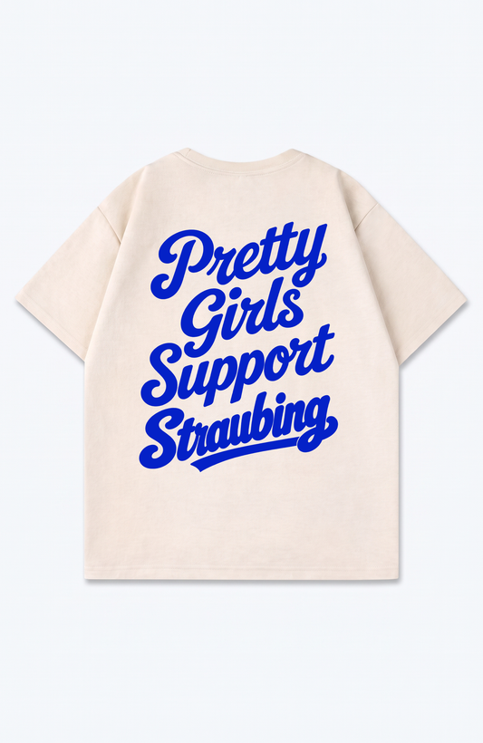 PRETTY GIRLS SUPPORT STRAUBING OVERSIZED SHIRT